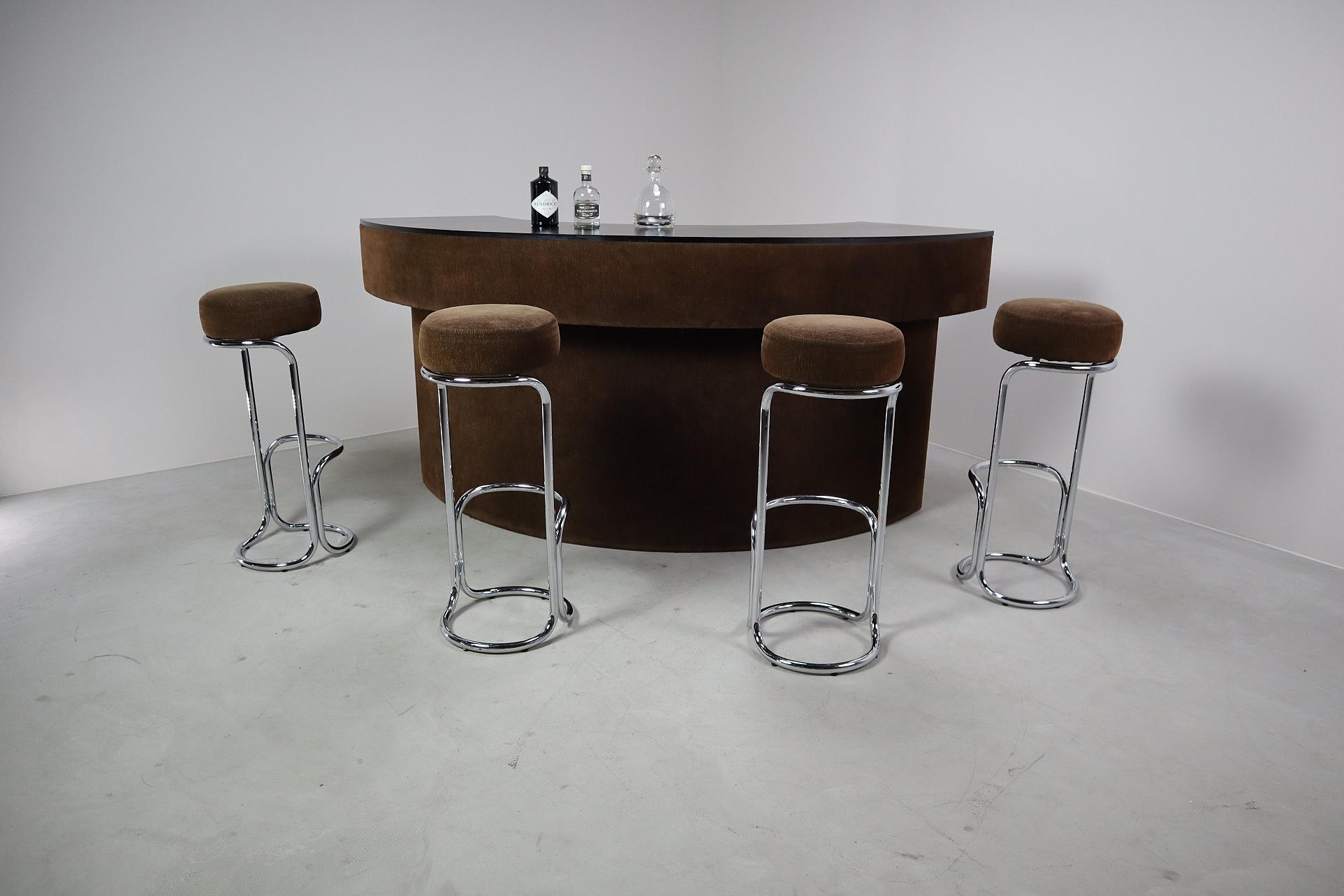 Vintage cocktail bar set by Sigma, 1970s