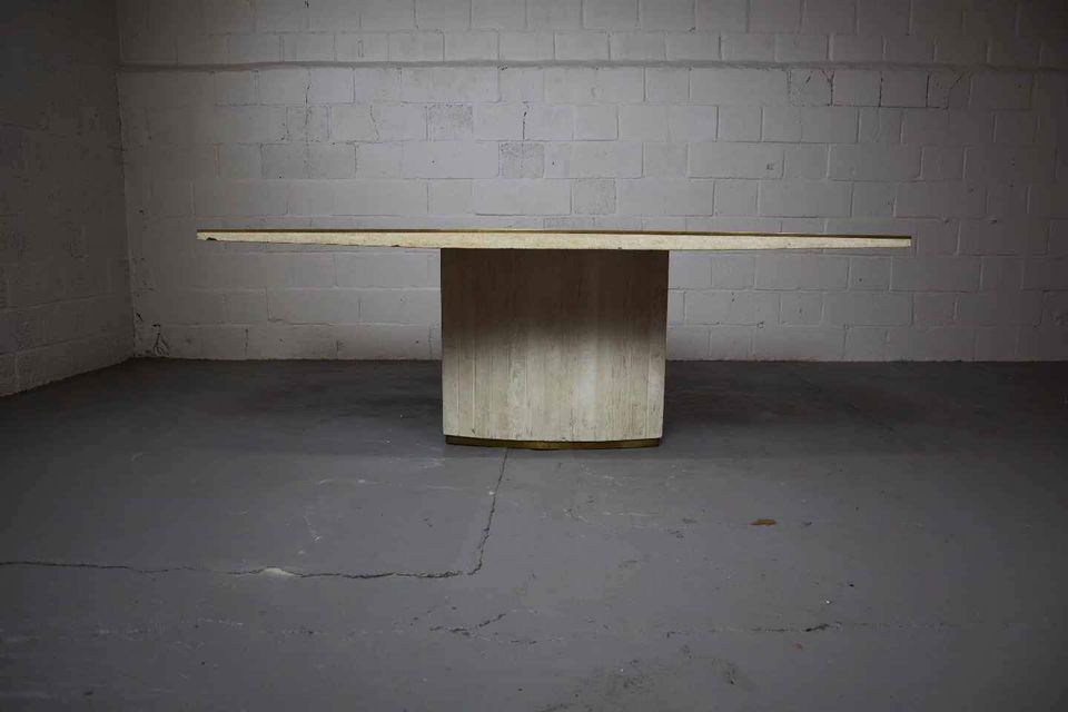 Travertine table by Jean Charles (SOLD)