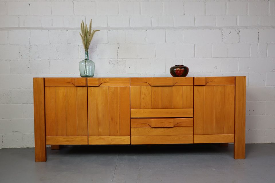 Brutalist solid Elm sideboard (SOLD)